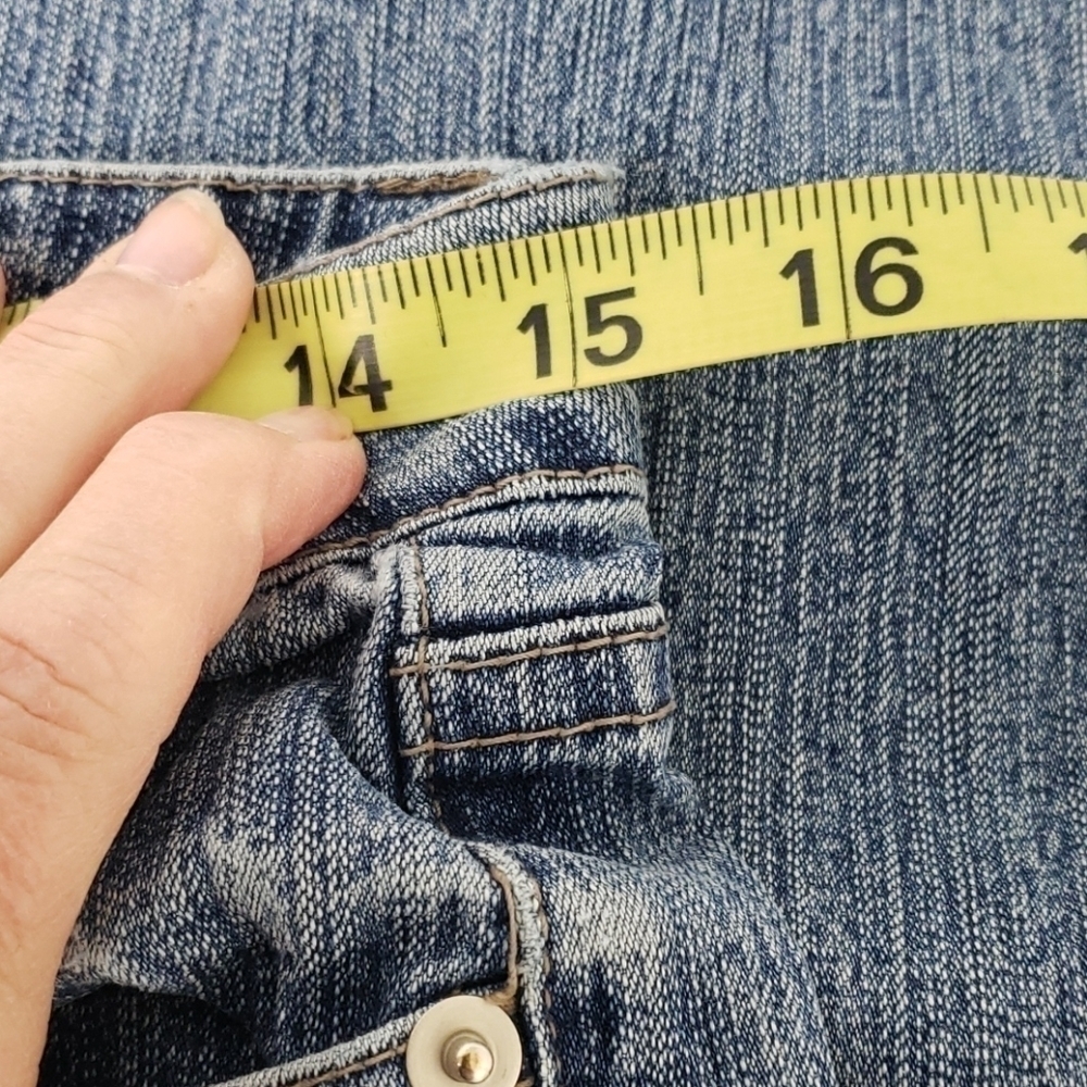 VENUS Bootcut 10" Rise Jeans Very Loved 7/8 30x31 - Picture 4 of 12